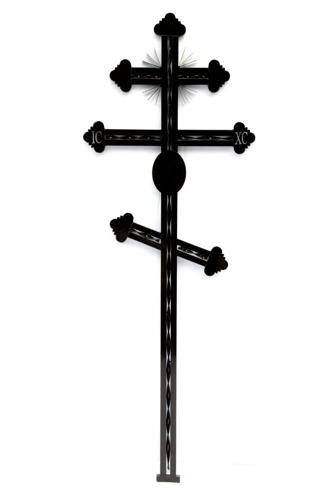 Православные кресты из металла на могилу